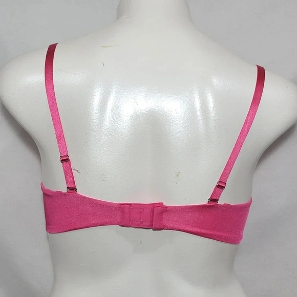 36C Lily Of France Extreme Sensational Cut Sew Bra Pink NWT - Picture 5 of 6